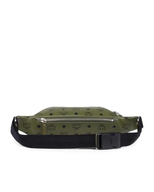 MCM Green Fursten Vi Belt Medium Bags for men