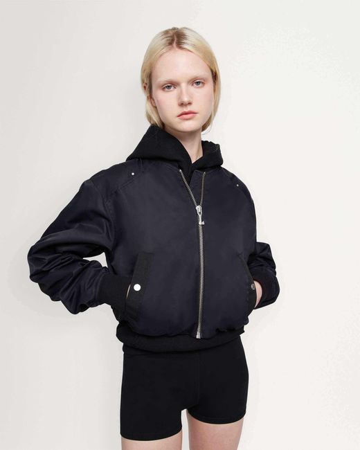 Moose Knuckles Blue Zipped Jacket