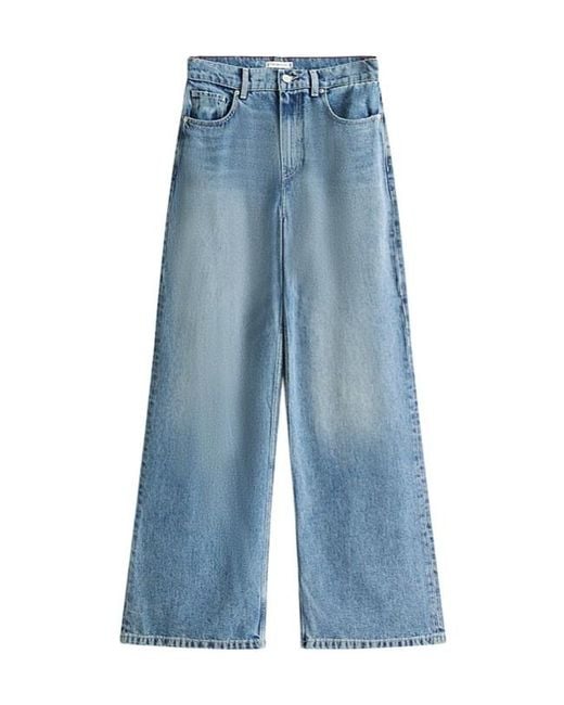Tommy Hilfiger Blue Wide-Leg Jeans