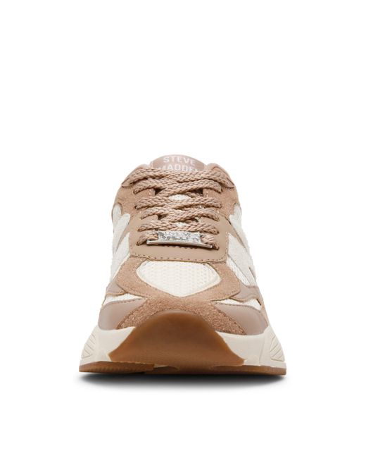 Steve Madden Brown Color Block Sneakers