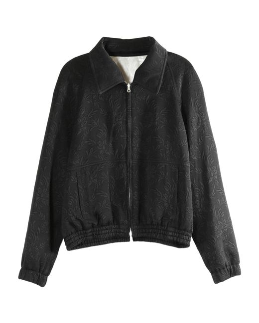Dries Van Noten Black Zipper Jacket for men