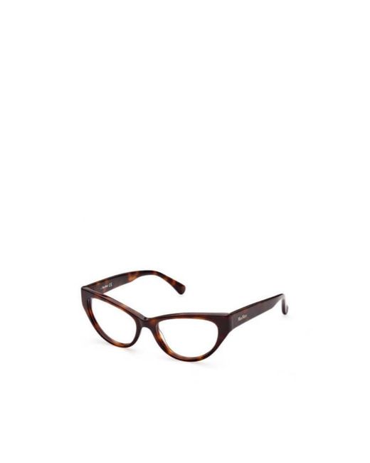 Max Mara White Cat-Eye Frame Glasses