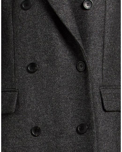Isabel Marant Black Double- Wool Coat