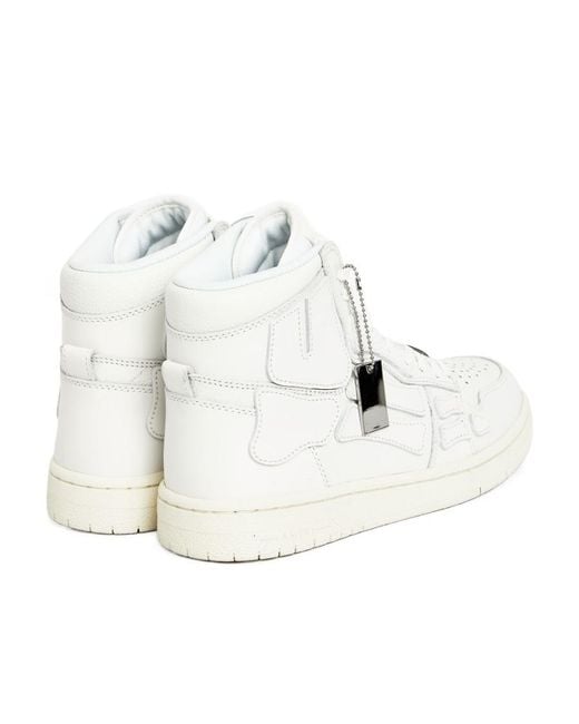 Amiri White Skel Hi-Top Sneakers for men
