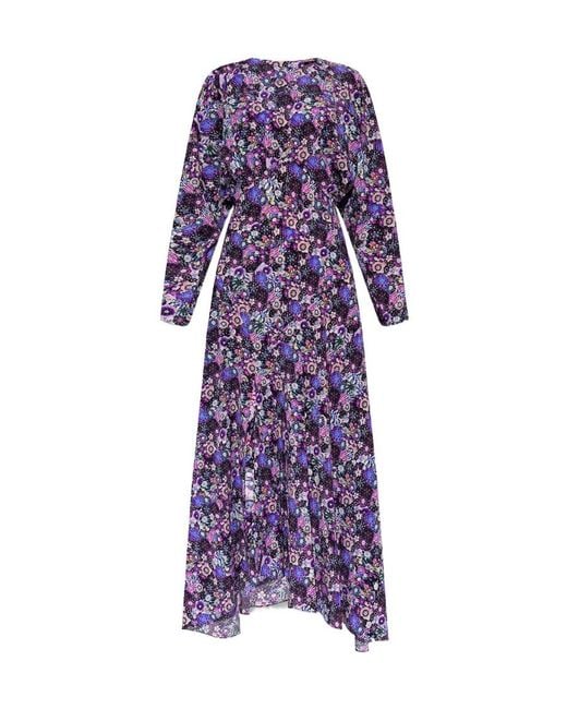 Isabel Marant Purple Floral Dress