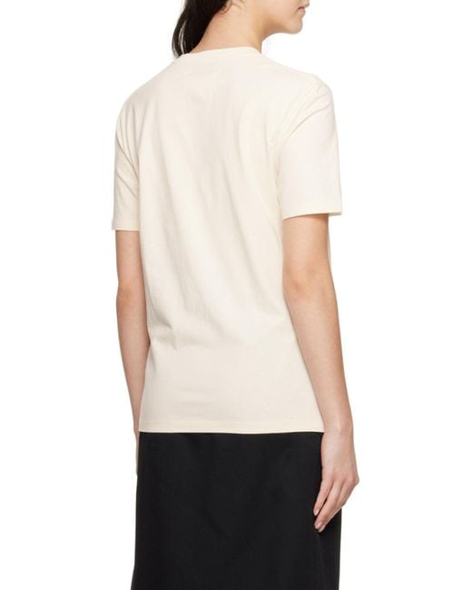 Maison Margiela White Round-Neck Short-Sleeve T-Shirt for men