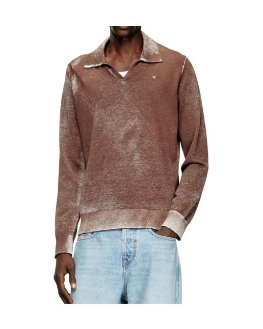 DIESEL Brown K-Lawrence Jumper for men