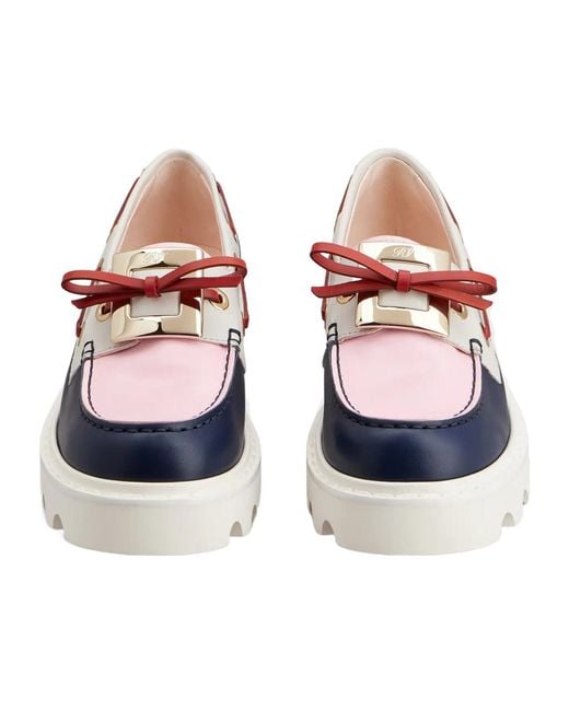 Roger Vivier Blue Viv' Rangers Truck Boat Shoes
