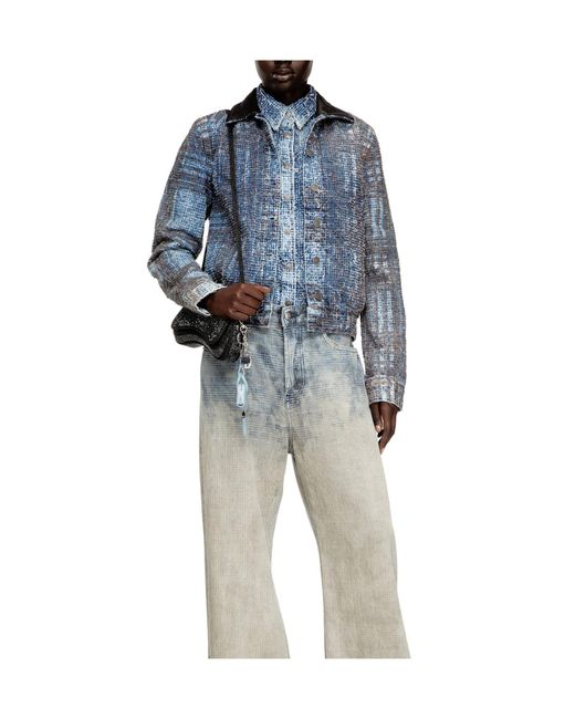 DIESEL Blue De-Ateli-S Jacket