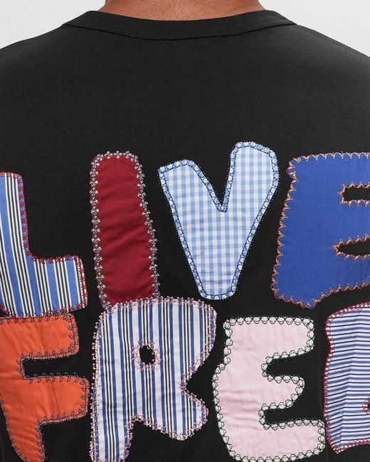 Comme des Garçons Black Crew Neck Short-Sleeved T-Shirt for men