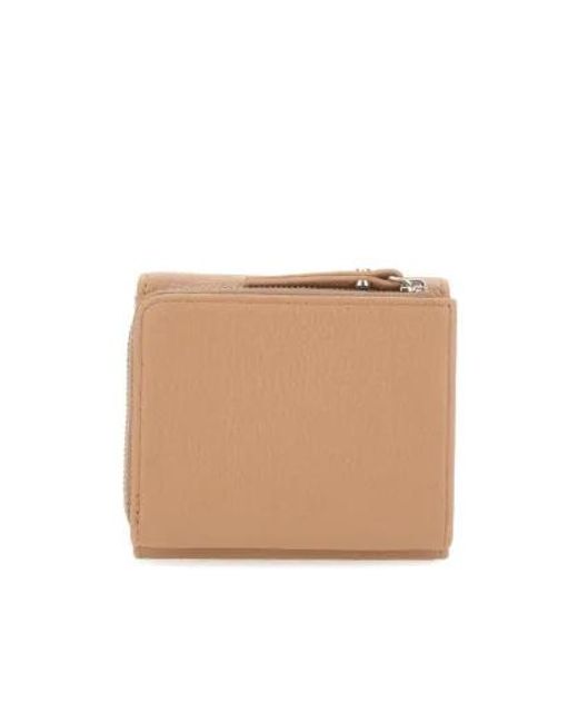 Gianni Chiarini Natural Compact Zip-Around Wallet