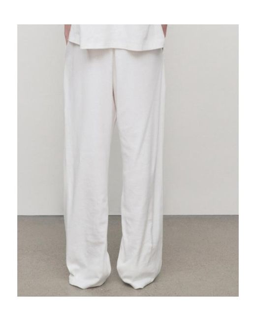 The Row White Kohana Pants