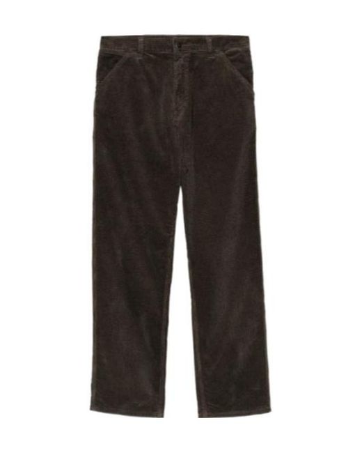 Carhartt Black Corduroy Pocket Trousers for men