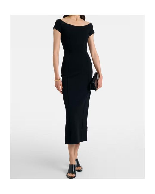 Joseph Black Slit Detail Dress