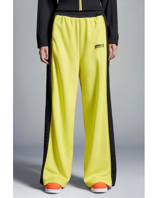 Moncler Yellow Acetate Trackpants