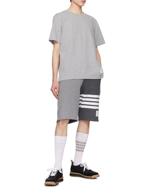 Thom Browne Black Lace-Up Sneakers for men