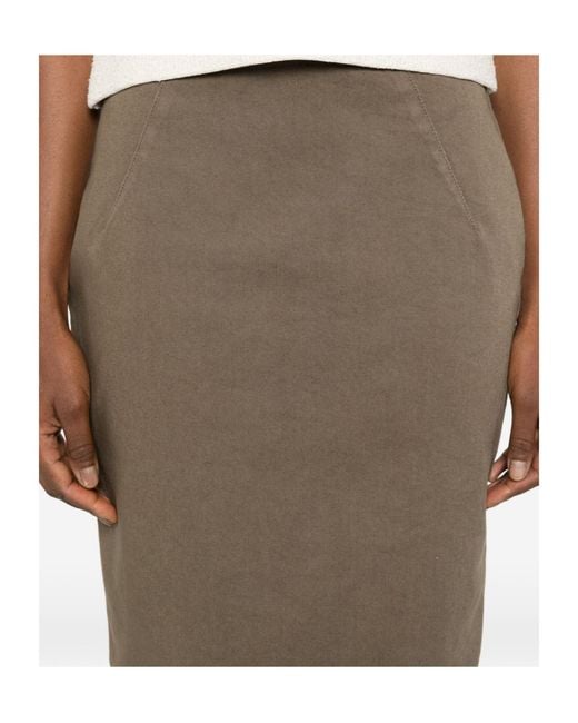 N°21 Brown Midi Pencil Skirt