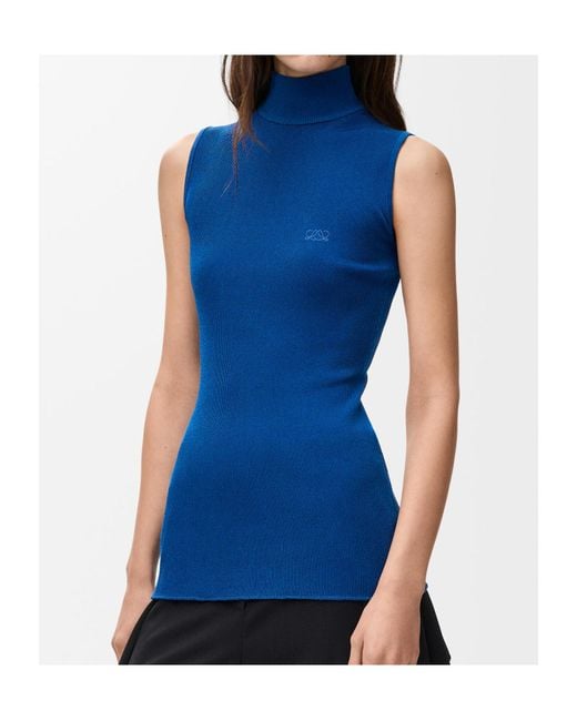 Loewe Blue Sleeveless Top