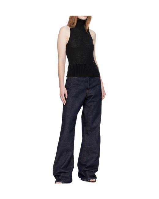 Tom Ford Black Logo-Plaque Vest