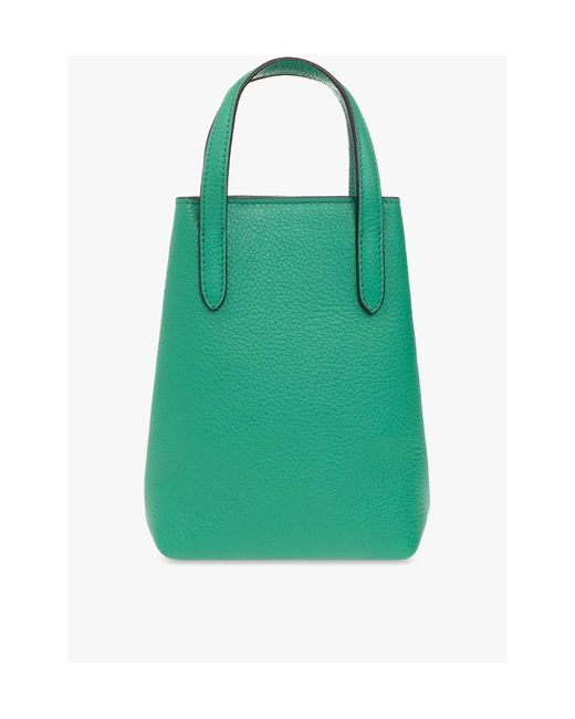Ferragamo Green Logo Gancini Mini Shoulder Bag