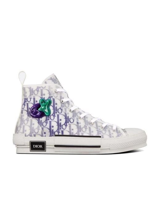 Dior White Logo Casual Sneakers for men