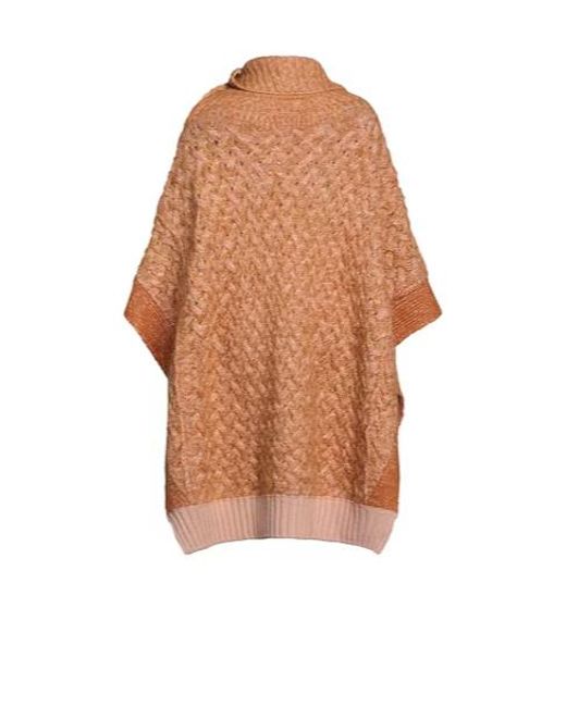 Chloé Brown Knit Shawl