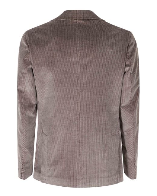 Eleventy Brown Long-Sleeved Casual Jacket for men