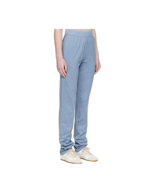Rier Blue Elastic Waist Casual Pants