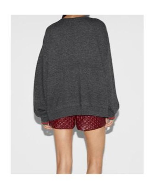 Gucci Gray Crewneck Knit Sweater