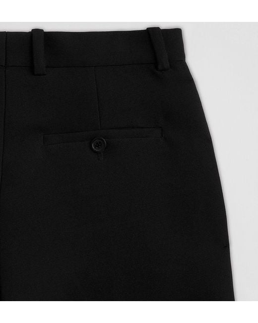 Dior Black Fitted Flared Pants