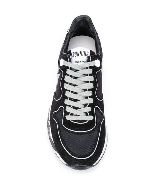 Golden Goose Deluxe Brand Black Running Sole Low-Top Sneakers
