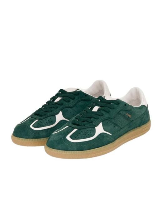 Alohas Green Tb.490 Suede Low-Top Sneakers