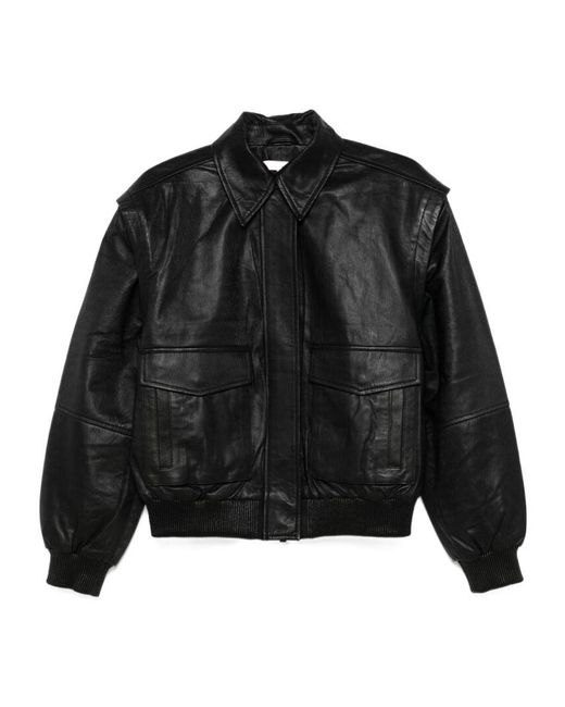 REMAIN Birger Black Long-Sleeved Casual Jacket