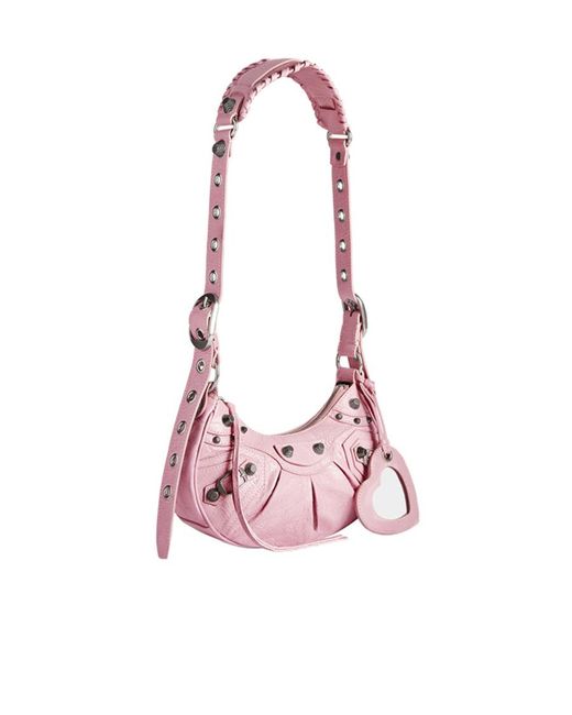 Balenciaga Pink Le Cagole Xs Shoulder Bag