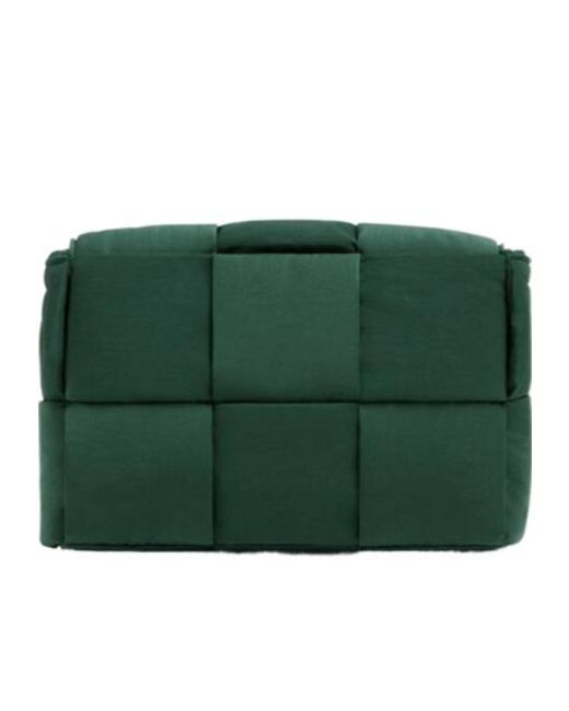 Bottega Veneta Green Small Cassette Shoulder Bag for men