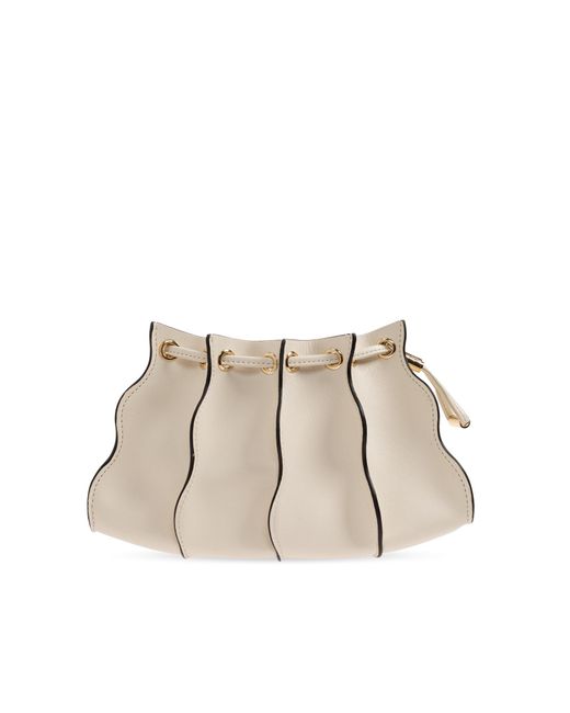 Ulla Johnson Natural Adria Small Bucket Bag