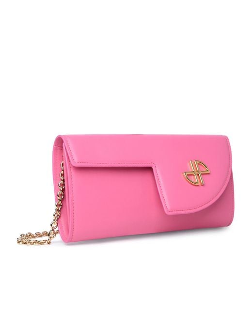 Patou Pink Logo Shoulder Bag