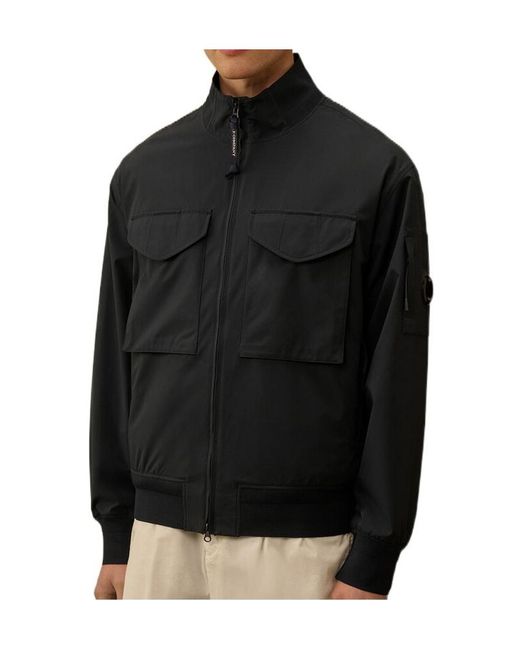 C P Company Blue Long-Sleeved Jacket for men
