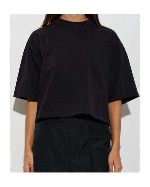 Marni Black Logo-Patch T-Shirt