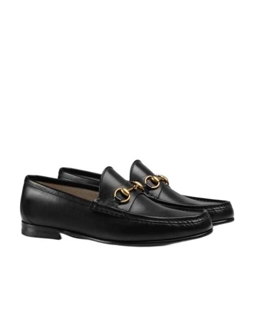 Gucci Black 1953 Horsebit Loafers for men