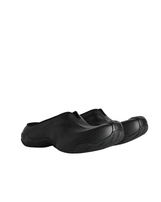 Balenciaga Black Basketball Slip-On Sneakers for men