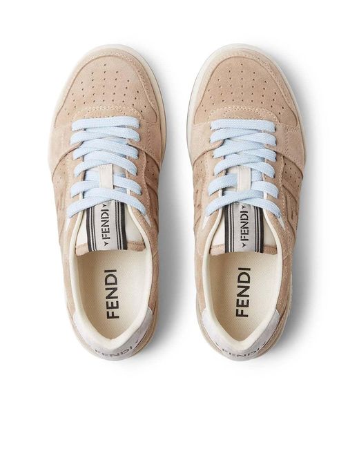Fendi Natural Match Low-Top Sneakers