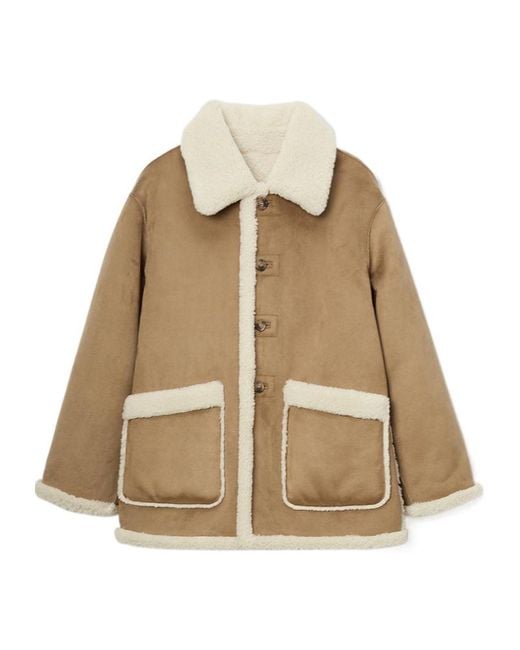 DUNST Natural Reversible Shearling Jacket for men
