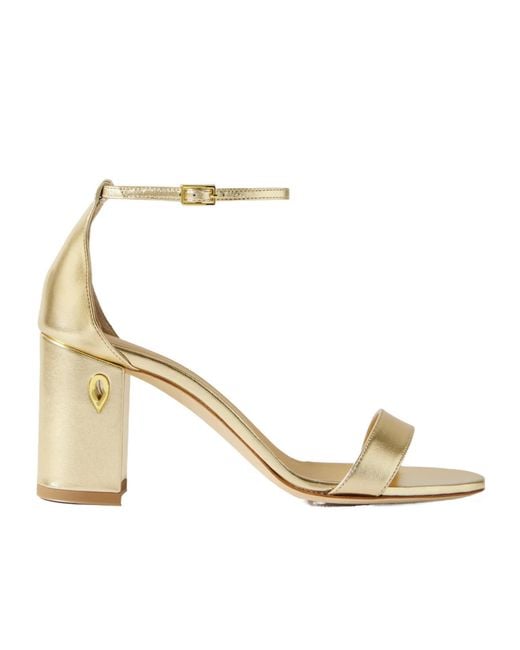 JENNIFER CHAMANDI Metallic Leather Sandals