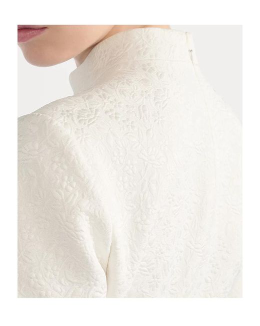 Dior White Mid-Length Belted Shirtdress