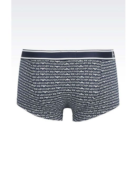Emporio Armani Blue Fancy Printed Underwear for men