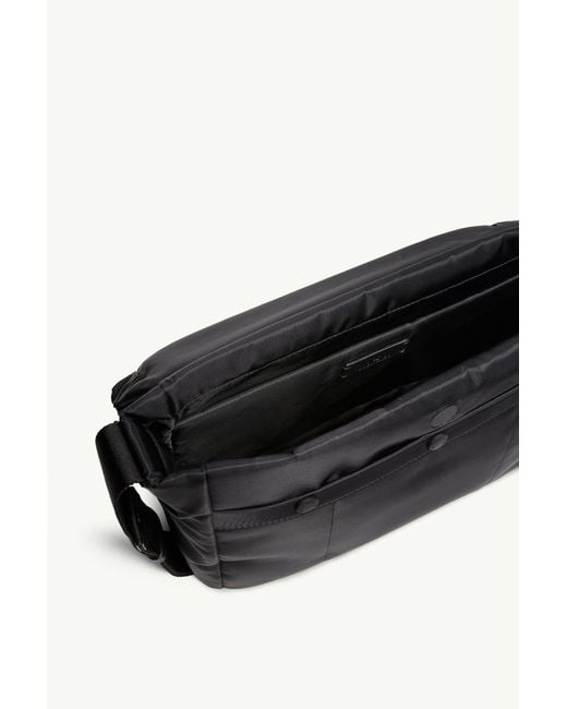 Moncler Black Kenton Drill Messenger Bag for men