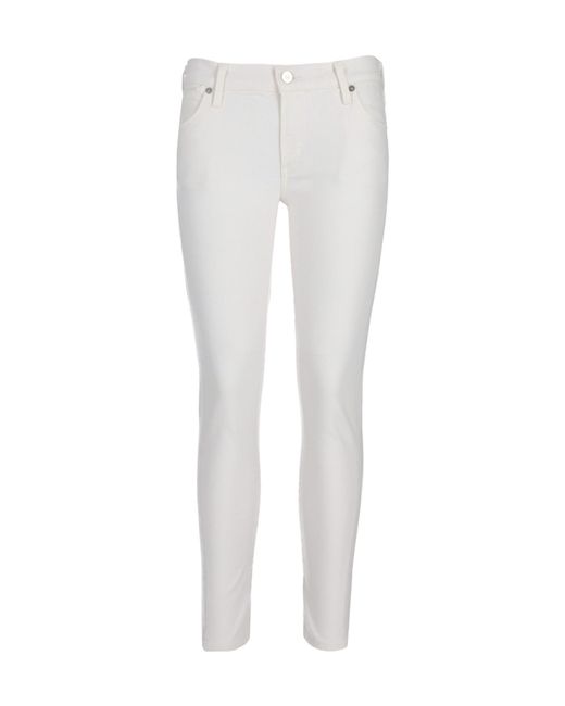 Citizens of Humanity White Avedon Skinny Jeans
