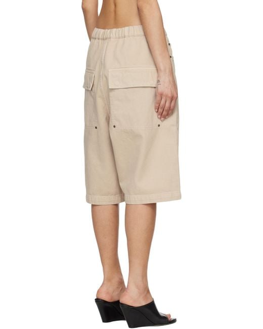 Entire studios Natural Spar Bermuda Shorts for men