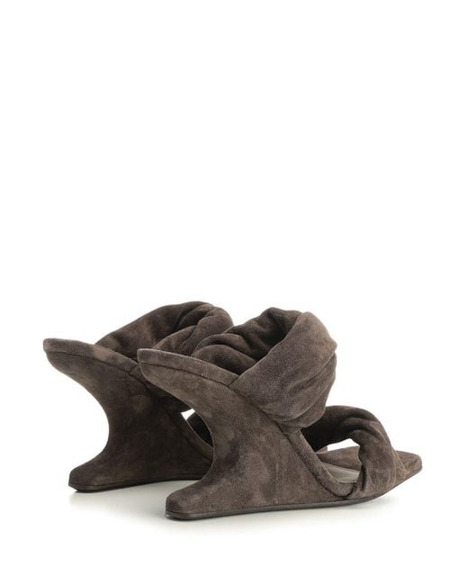 Rick Owens Brown Cantilever 6 Twisted